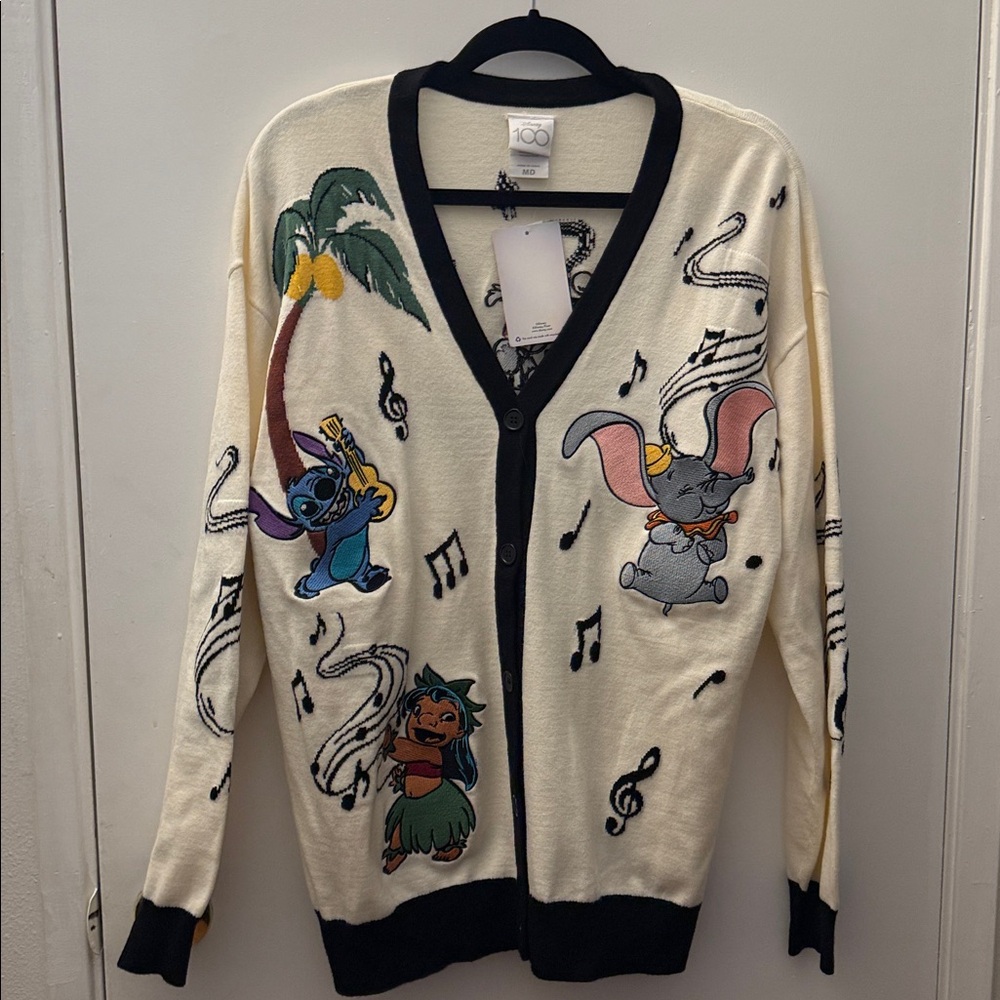 Disney 100 Mickey and Friends Musical Cardigan